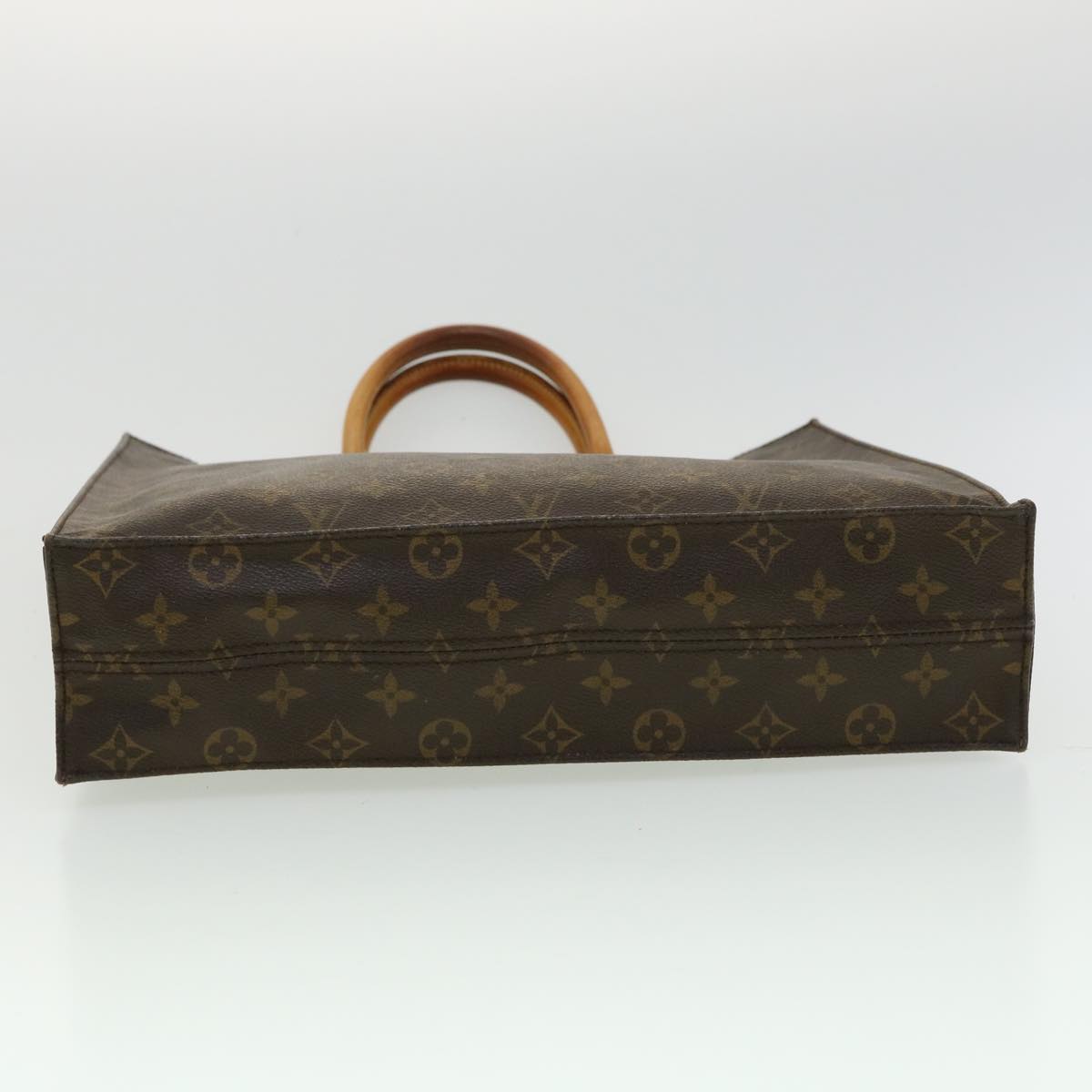 LOUIS VUITTON Monogram Sac Plat Hand Bag M51140 LV Auth jk2898