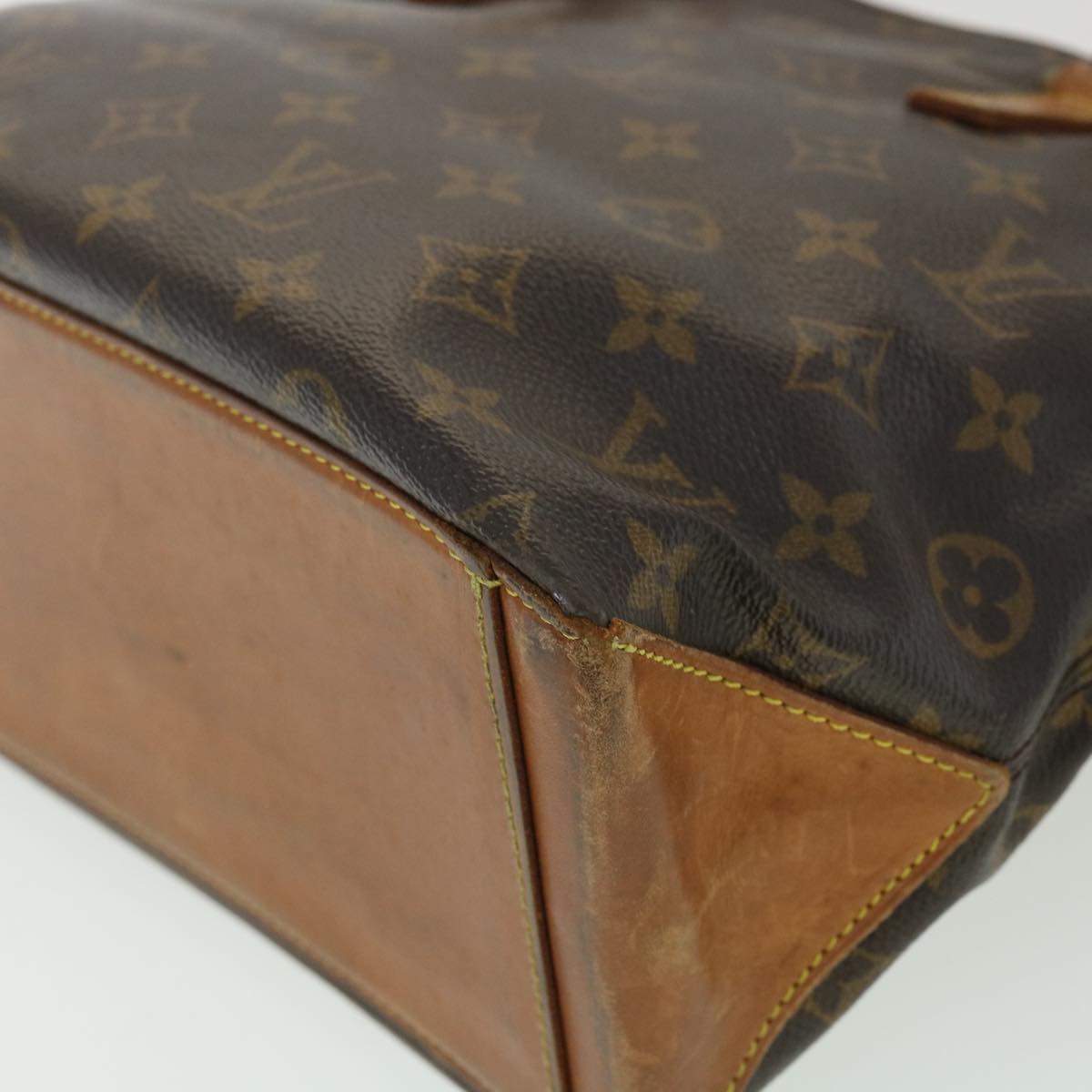 LOUIS VUITTON Monogram Cabas Piano Tote Bag M51148 LV Auth jk2904