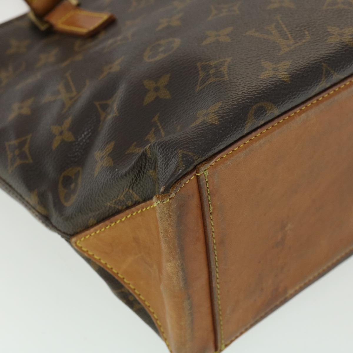 LOUIS VUITTON Monogram Cabas Piano Tote Bag M51148 LV Auth jk2904