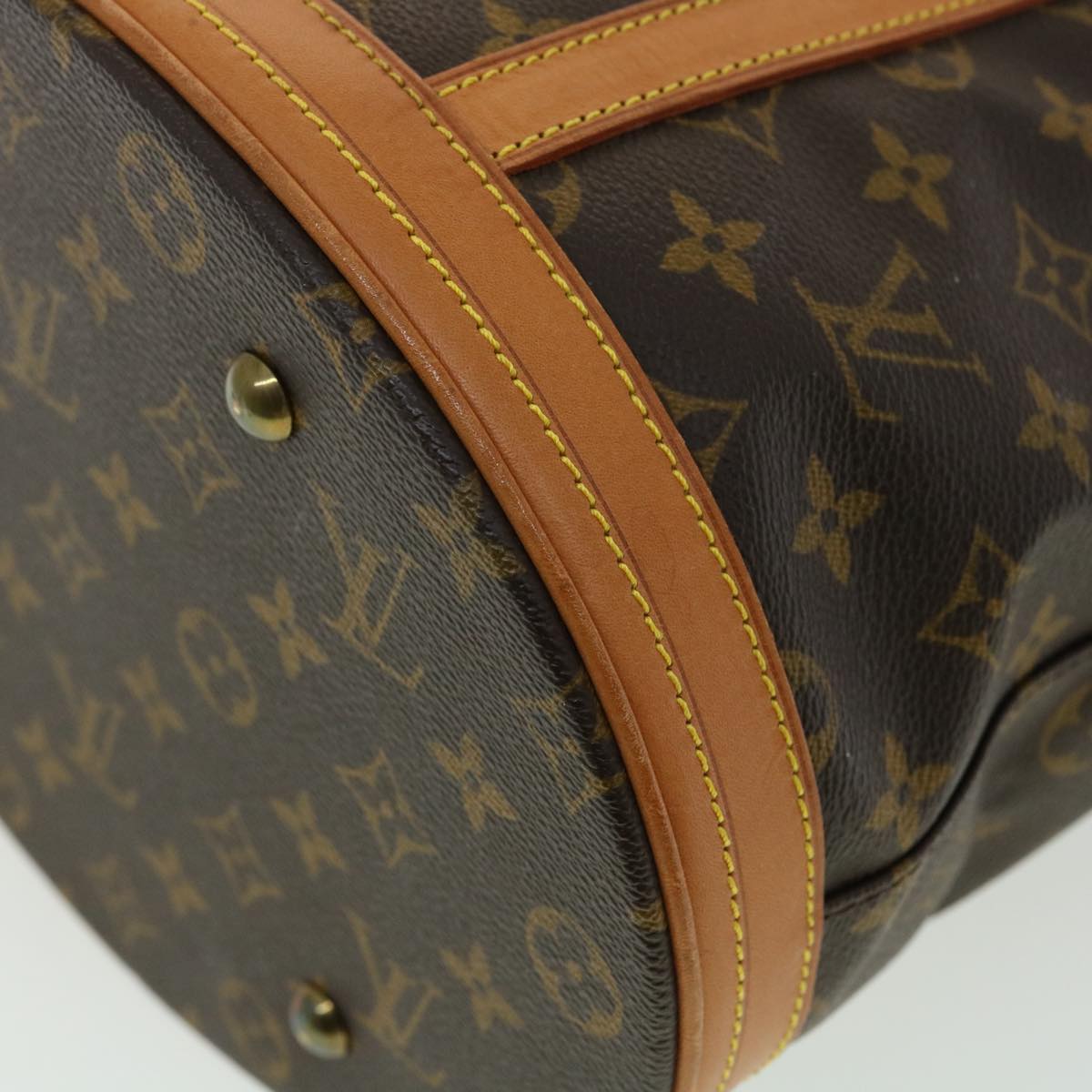 LOUIS VUITTON Monogram Bucket GM Shoulder Bag M42236 LV Auth jk2908