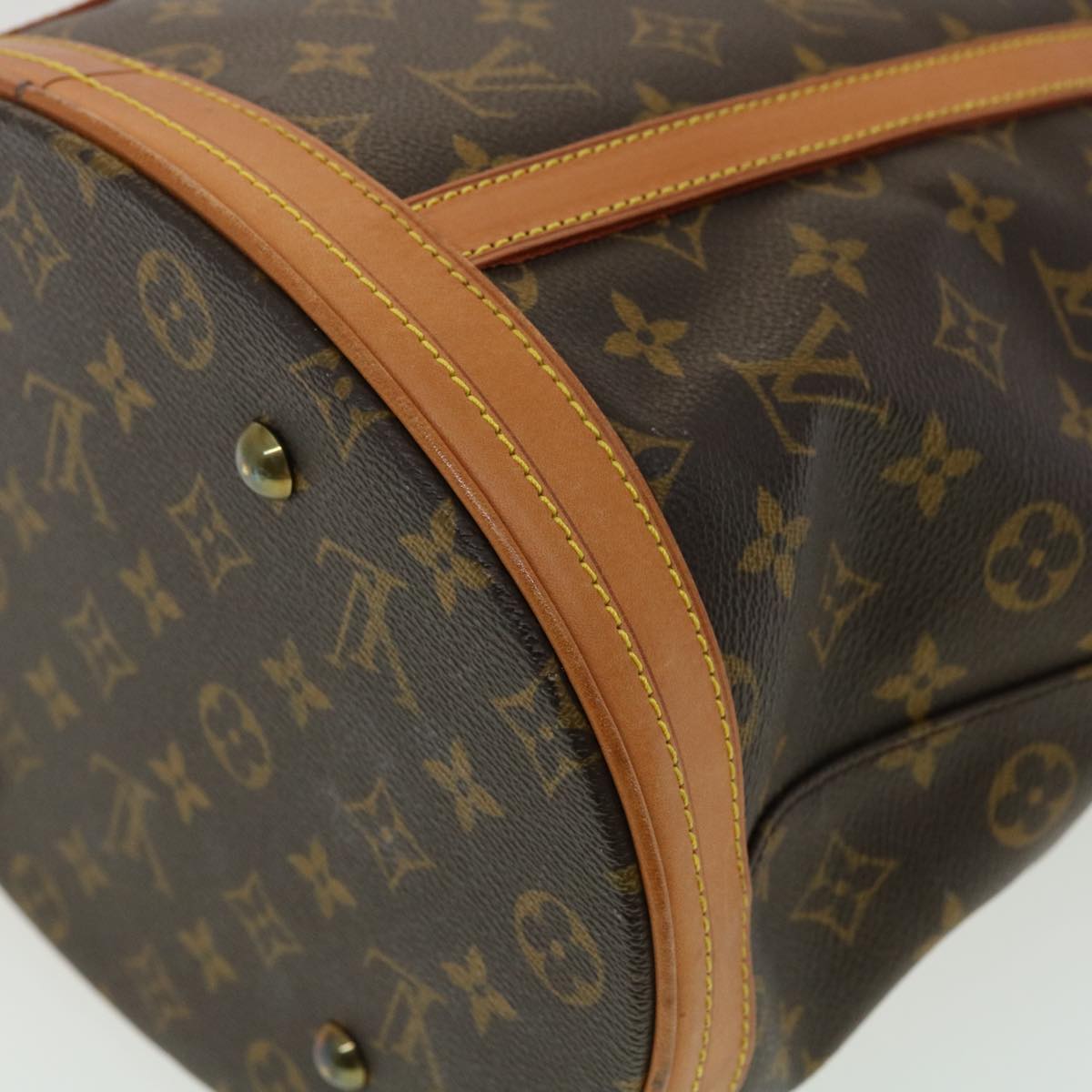 LOUIS VUITTON Monogram Bucket GM Shoulder Bag M42236 LV Auth jk2908