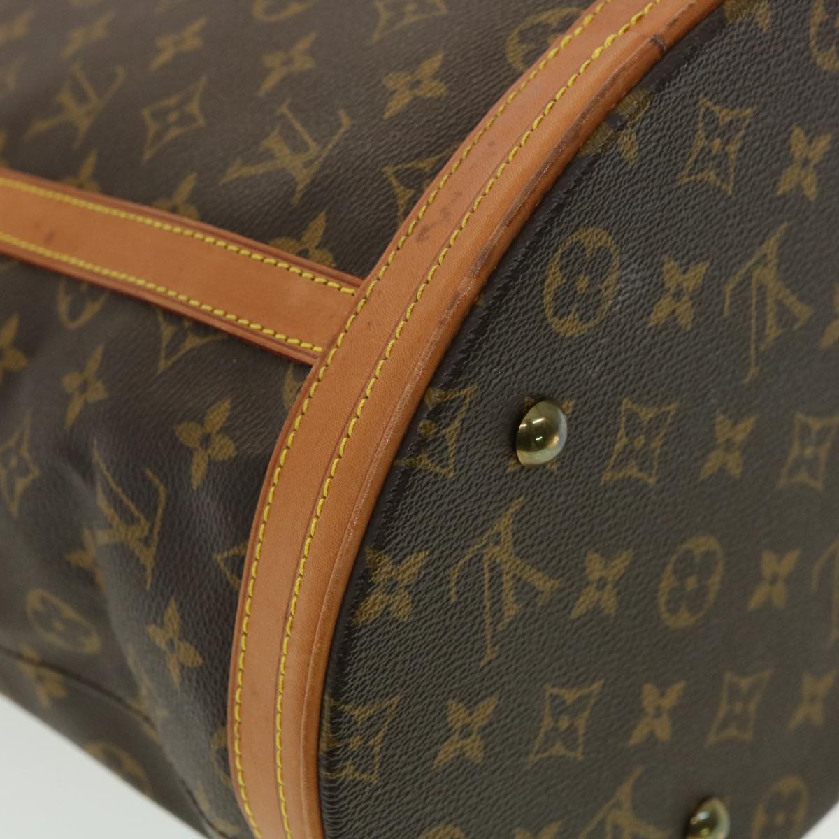 LOUIS VUITTON Monogram Bucket GM Shoulder Bag M42236 LV Auth jk2908