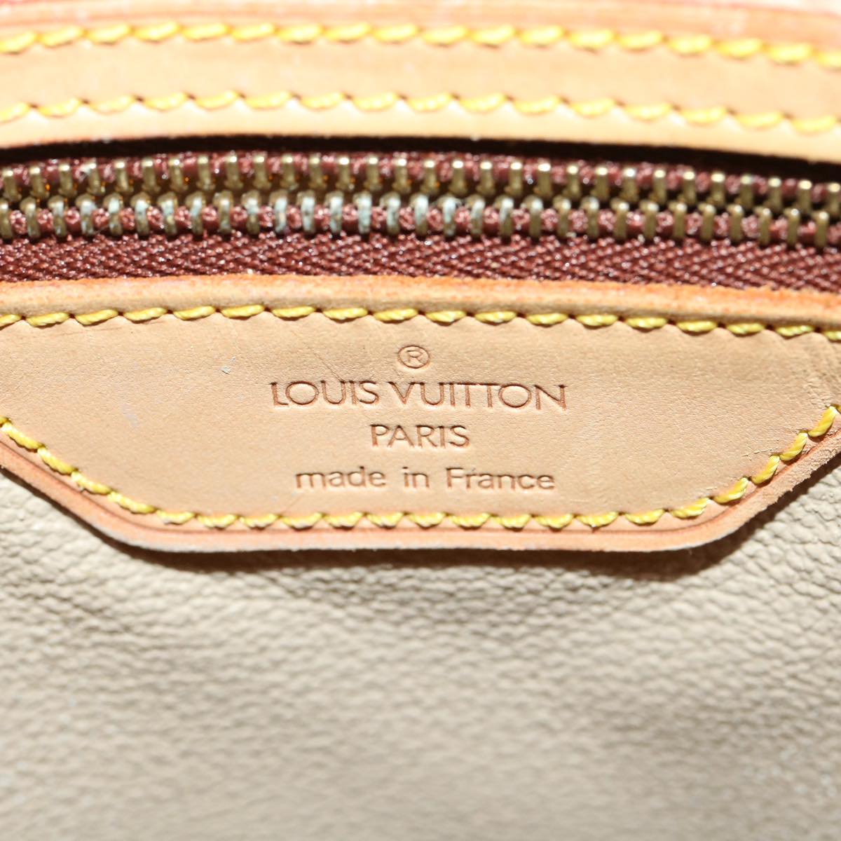 LOUIS VUITTON Monogram Bucket GM Shoulder Bag M42236 LV Auth jk2908