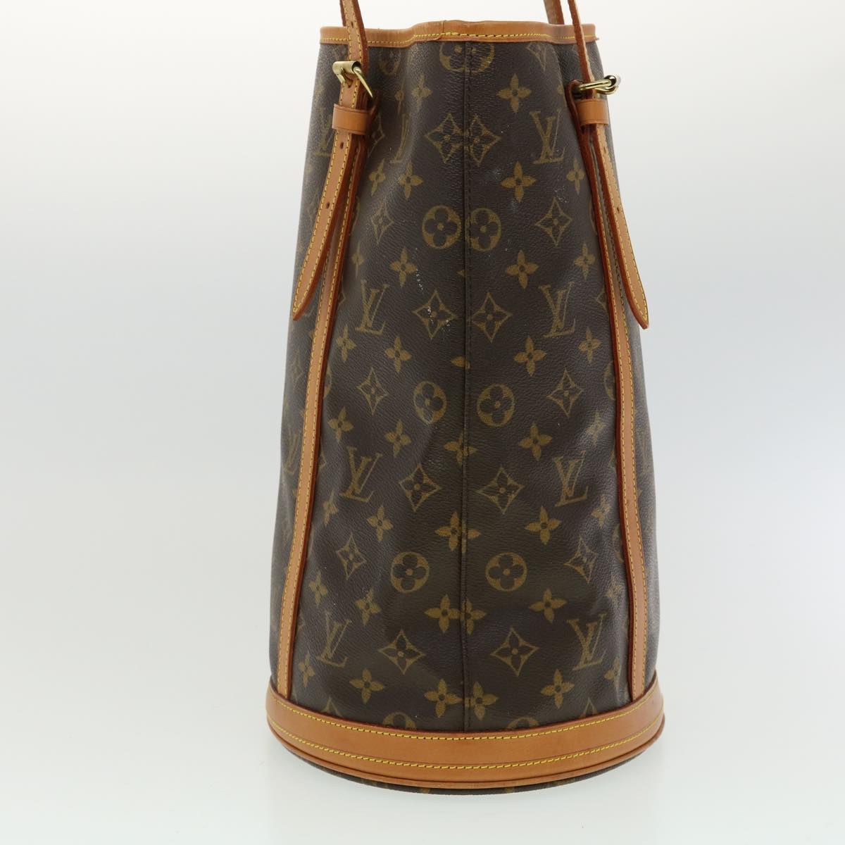 LOUIS VUITTON Monogram Bucket GM Shoulder Bag M42236 LV Auth jk2908