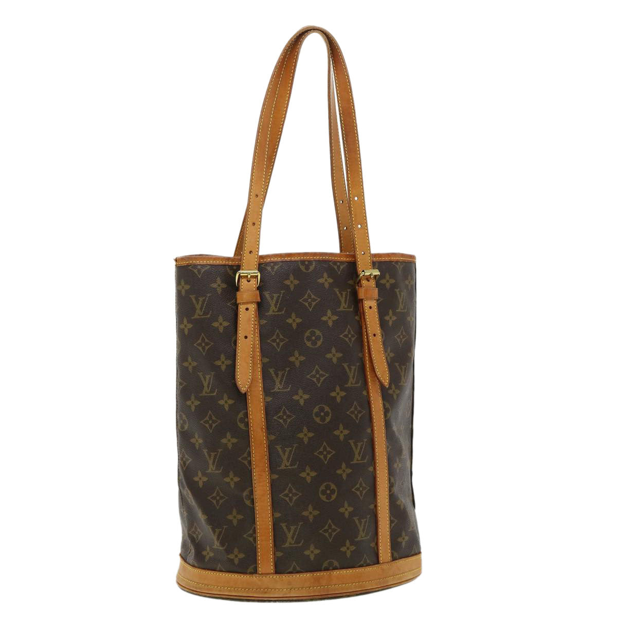 LOUIS VUITTON Monogram Bucket GM Shoulder Bag M42236 LV Auth jk2910