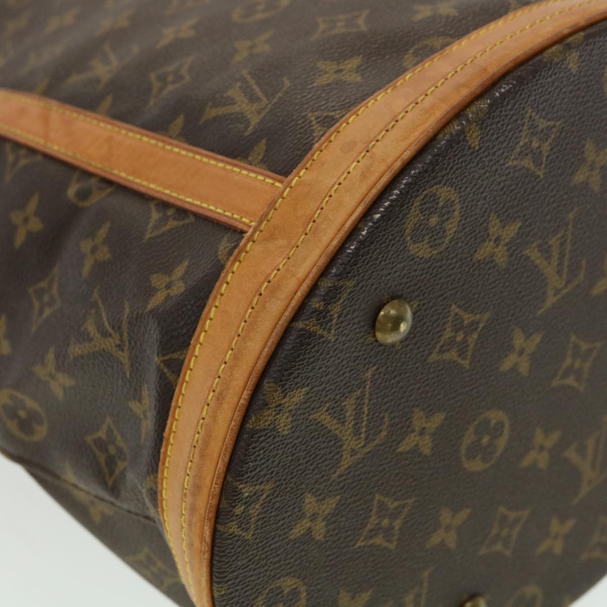 LOUIS VUITTON Monogram Bucket GM Shoulder Bag M42236 LV Auth jk2910