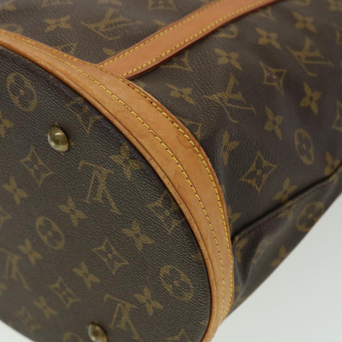 LOUIS VUITTON Monogram Bucket GM Shoulder Bag M42236 LV Auth jk2910