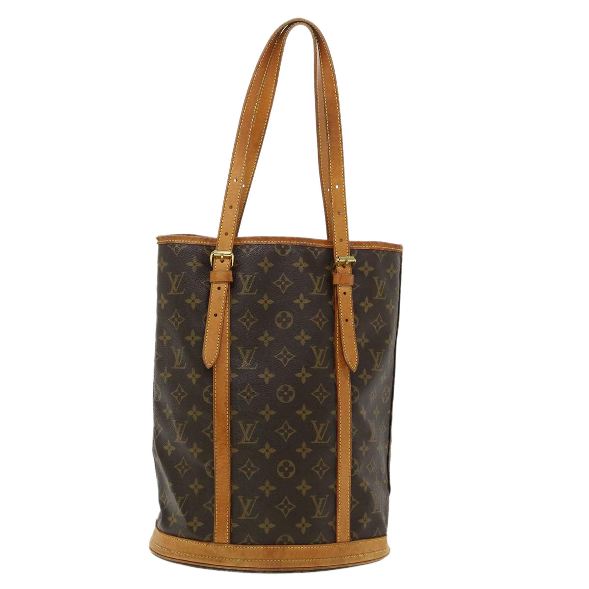 LOUIS VUITTON Monogram Bucket GM Shoulder Bag M42236 LV Auth jk2910