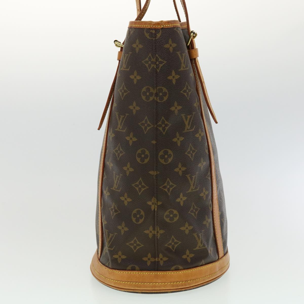 LOUIS VUITTON Monogram Bucket GM Shoulder Bag M42236 LV Auth jk2910