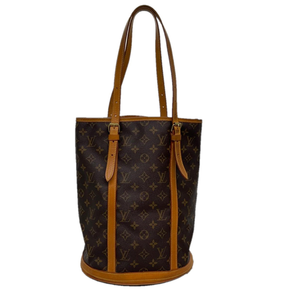 LOUIS VUITTON Monogram Bucket GM Shoulder Bag M42236 LV Auth jk2913