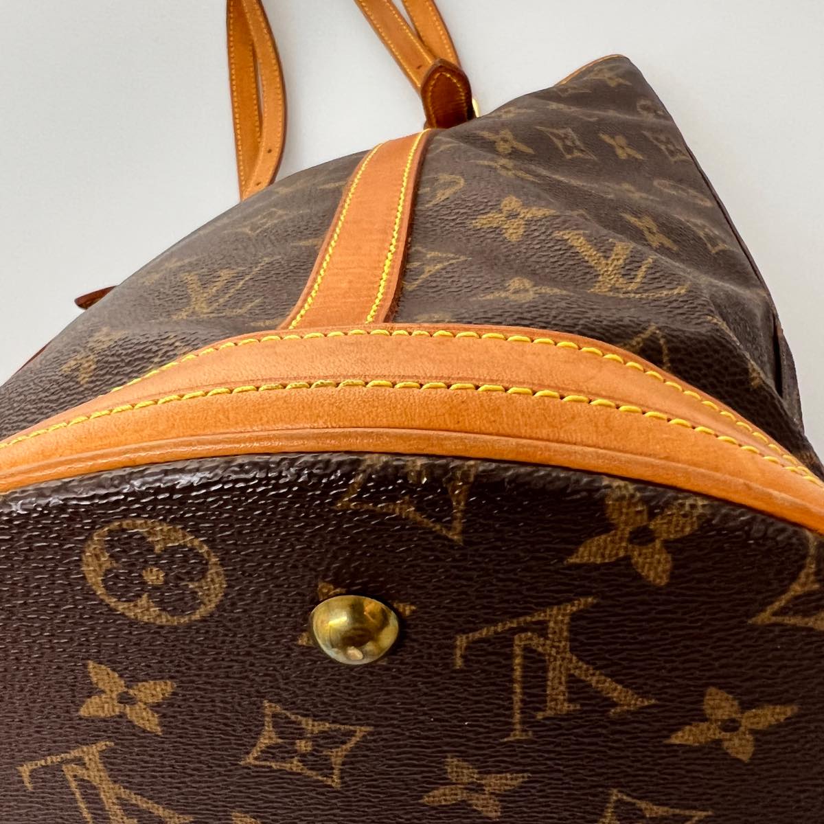 LOUIS VUITTON Monogram Bucket GM Shoulder Bag M42236 LV Auth jk2913