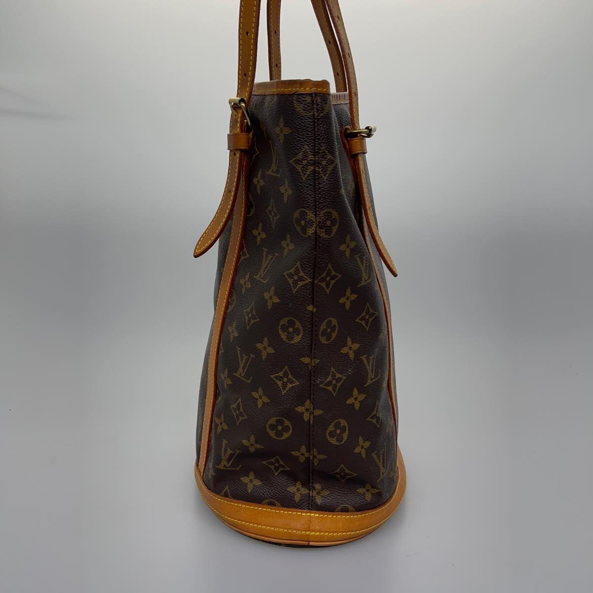 LOUIS VUITTON Monogram Bucket GM Shoulder Bag M42236 LV Auth jk2913