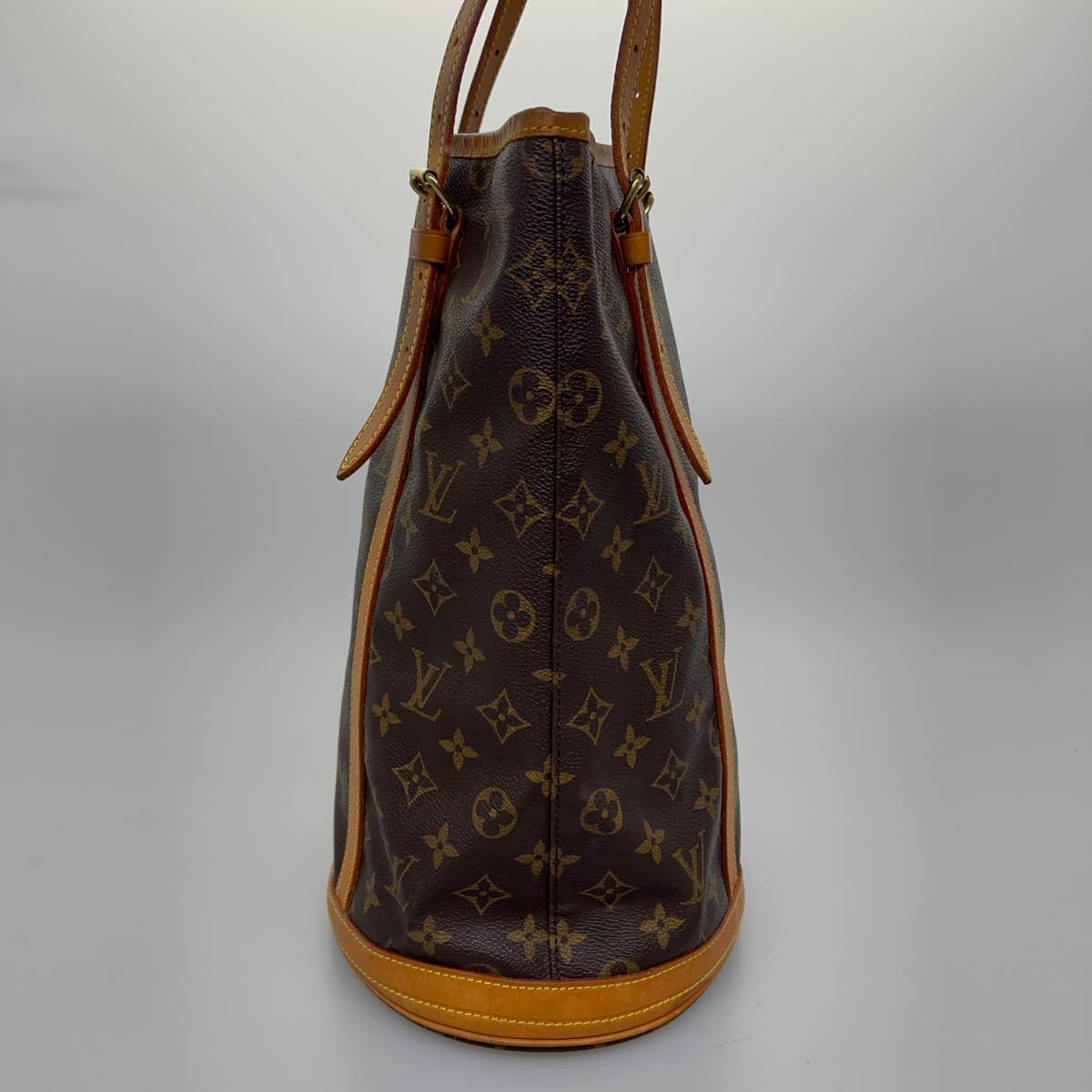 LOUIS VUITTON Monogram Bucket GM Shoulder Bag M42236 LV Auth jk2913