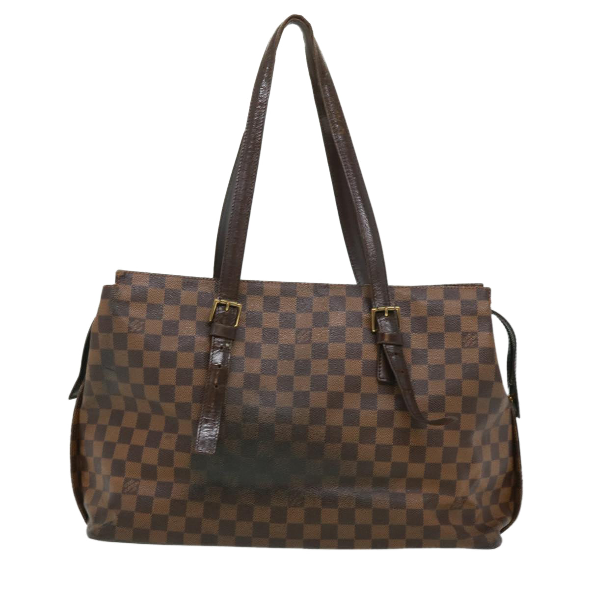 LOUIS VUITTON Damier Ebene Chelsea Tote Bag N51119 LV Auth jk2929