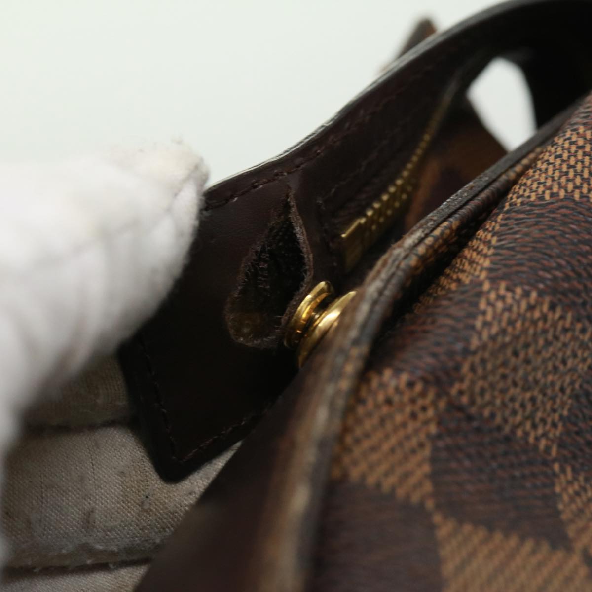 LOUIS VUITTON Damier Ebene Chelsea Tote Bag N51119 LV Auth jk2929