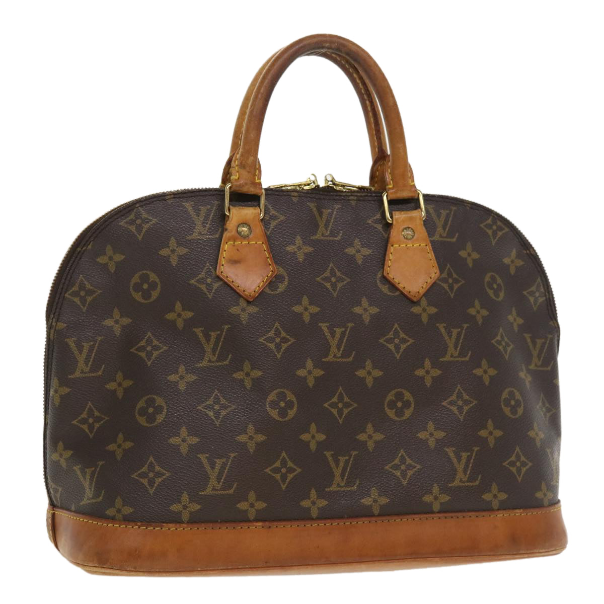 LOUIS VUITTON Monogram Alma Hand Bag M51130 LV Auth jk2974