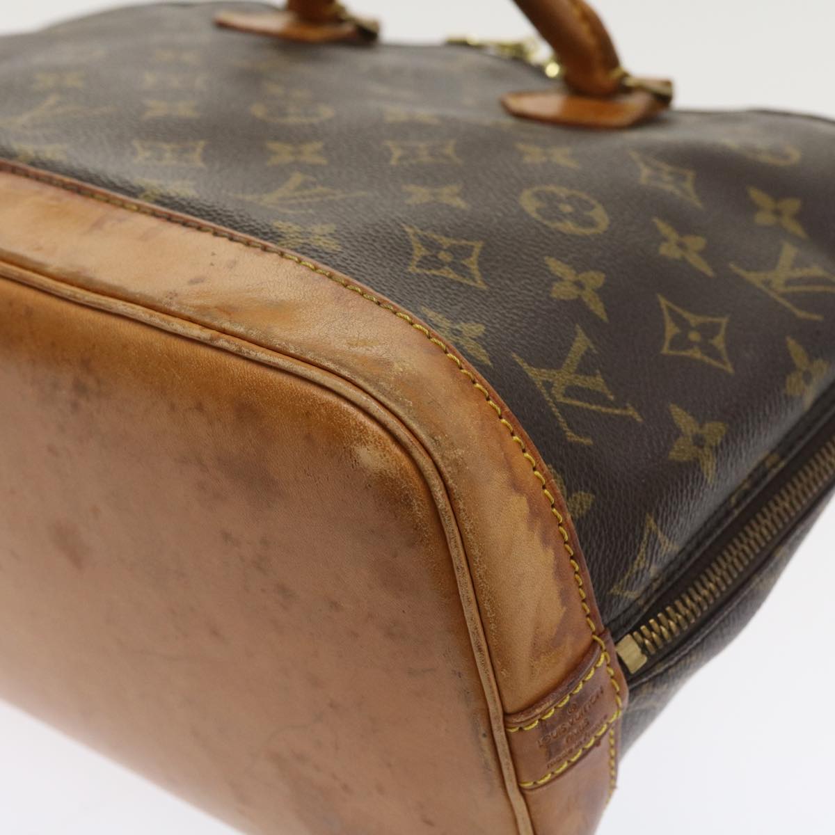 LOUIS VUITTON Monogram Alma Hand Bag M51130 LV Auth jk2974