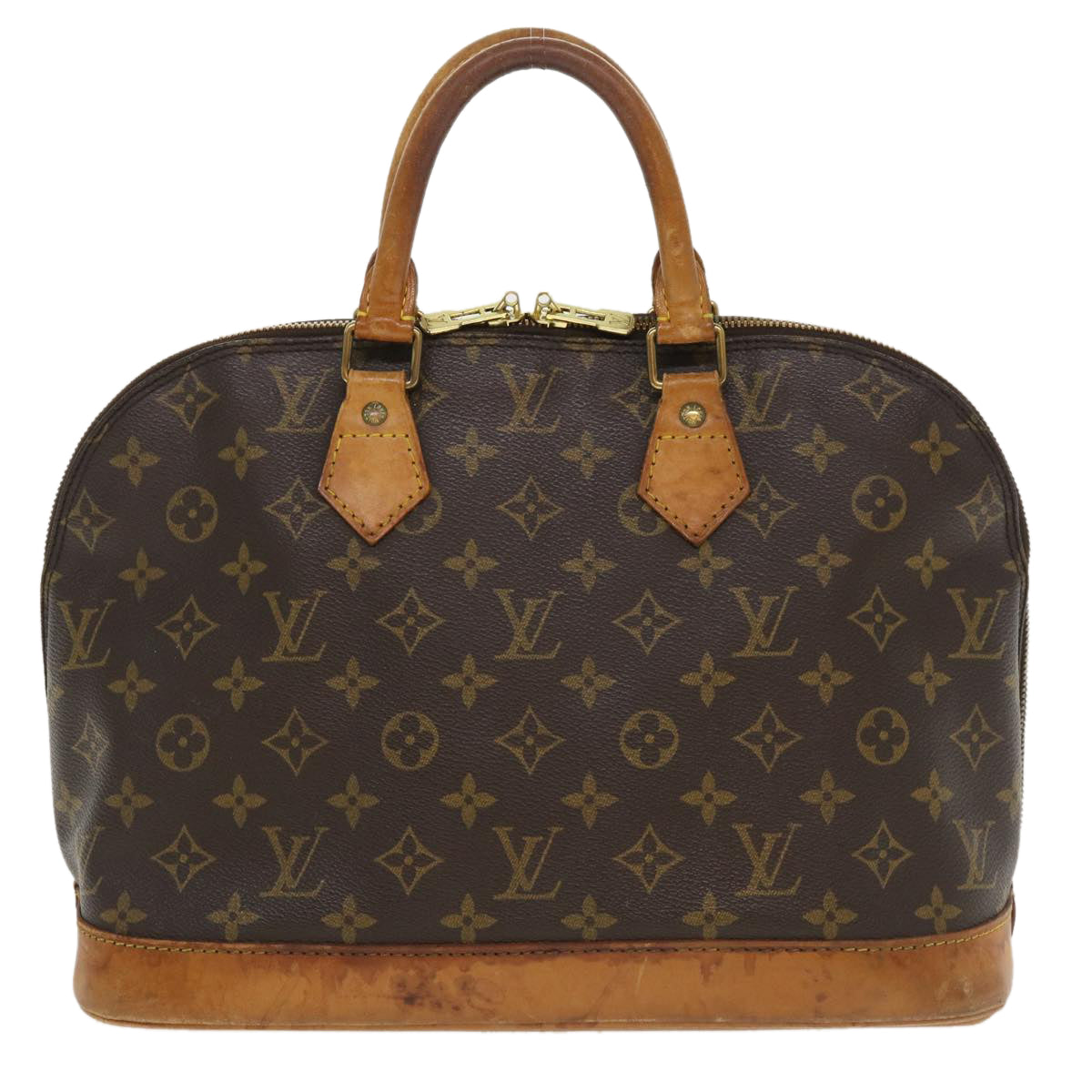 LOUIS VUITTON Monogram Alma Hand Bag M51130 LV Auth jk2974