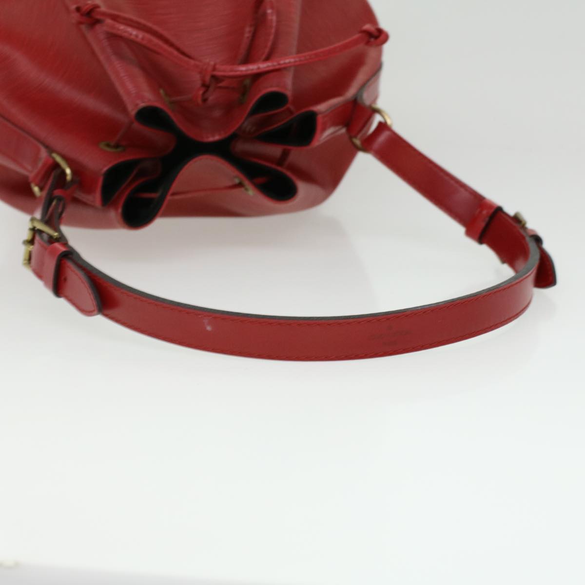 LOUIS VUITTON Epi Noe Shoulder Bag Red M44007 LV Auth jk2977