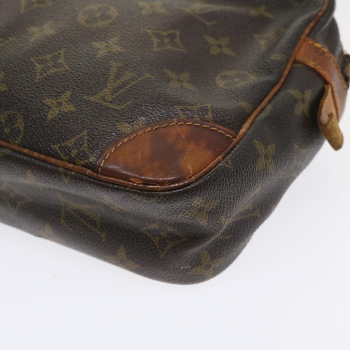 LOUIS VUITTON Monogram Compiegne 28 Clutch Bag M51845 LV Auth 34923