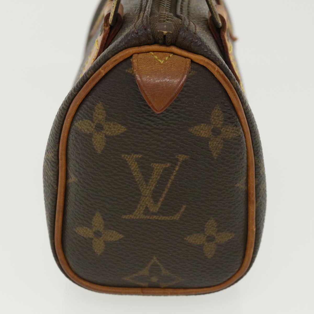 LOUIS VUITTON Monogram Mini Speedy Hand Bag M41534 LV Auth jk2989
