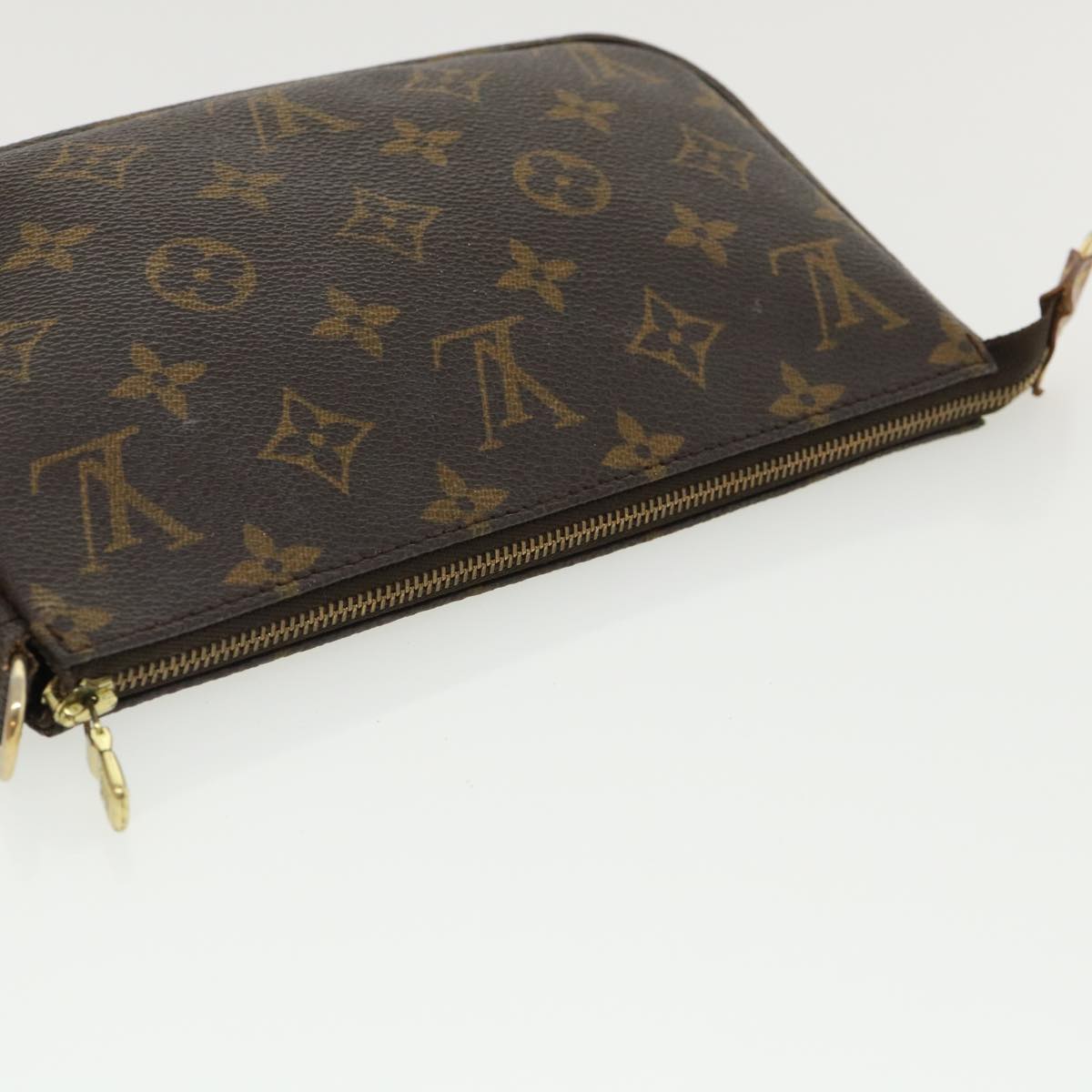 LOUIS VUITTON Monogram Pochette Accessoires Pouch M51980 LV Auth 34928