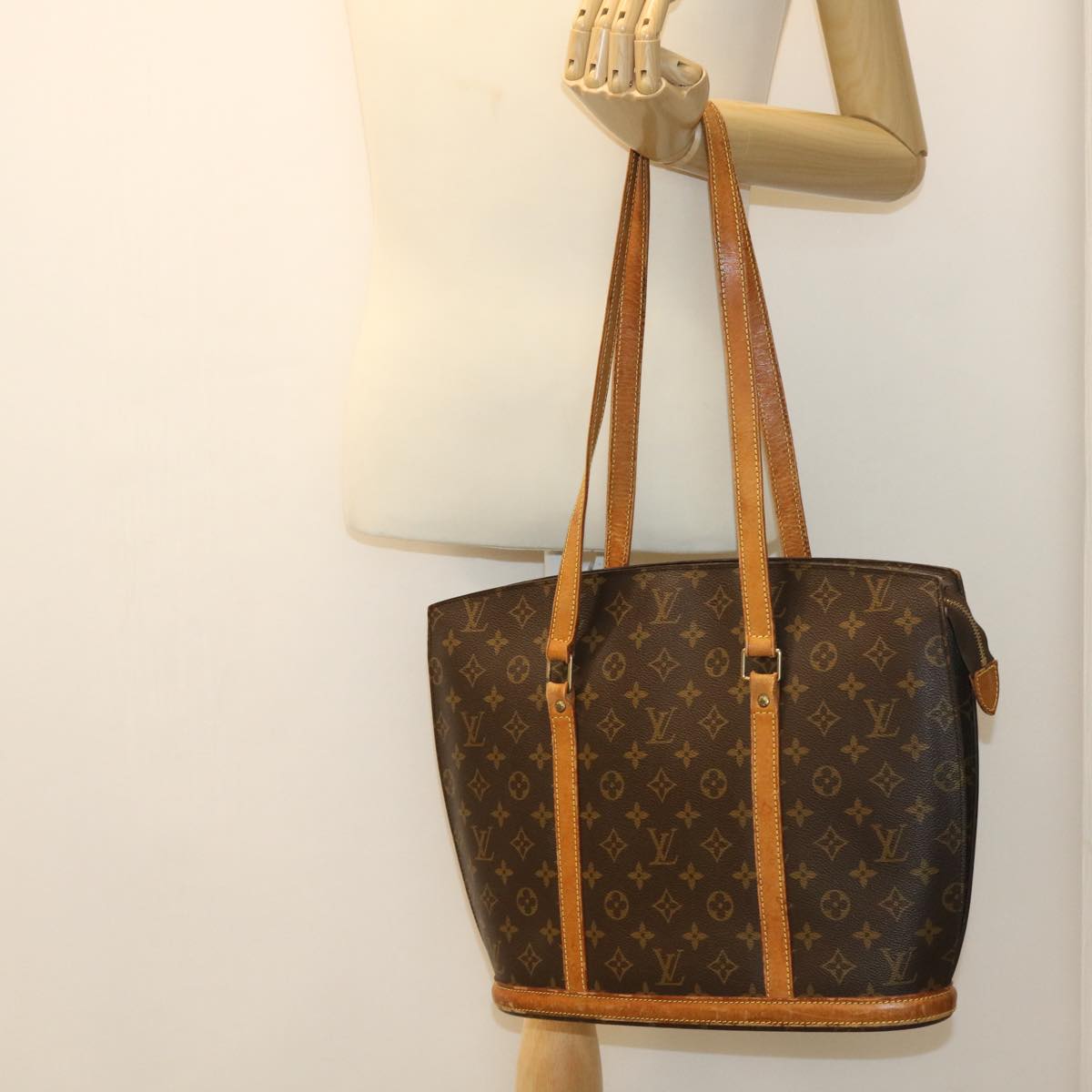 LOUIS VUITTON Monogram Babylone Tote Bag M51102 LV Auth 34942