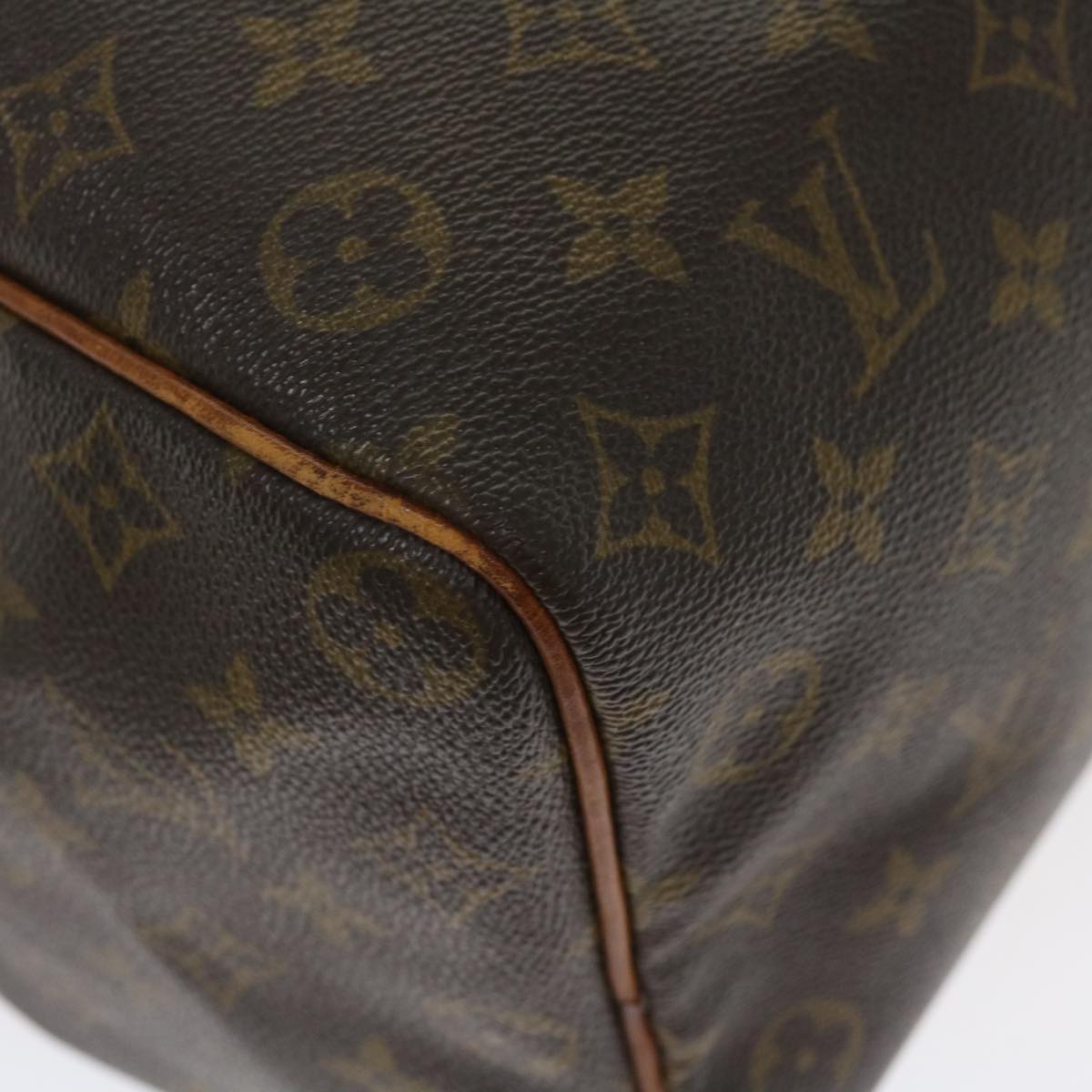 LOUIS VUITTON Monogram Speedy 35 Hand Bag M41524 LV Auth jk3031