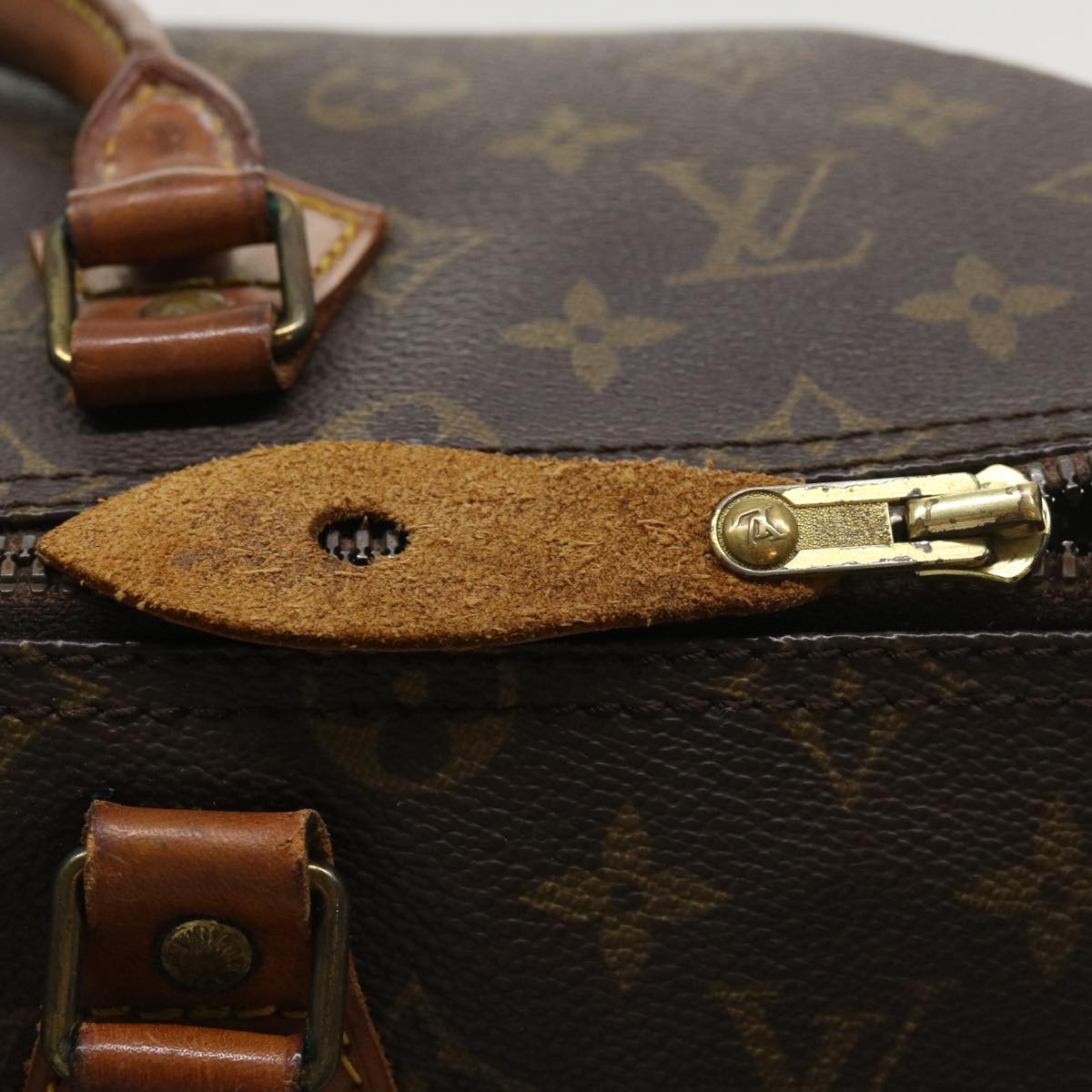 LOUIS VUITTON Monogram Speedy 35 Hand Bag M41524 LV Auth jk3031