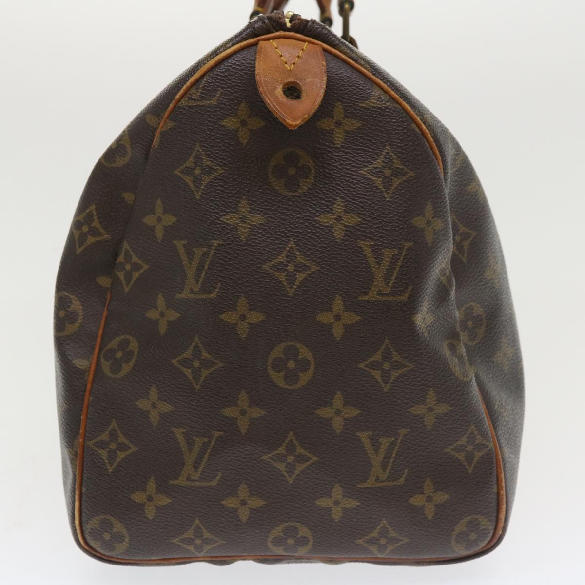 LOUIS VUITTON Monogram Speedy 35 Hand Bag M41524 LV Auth jk3031