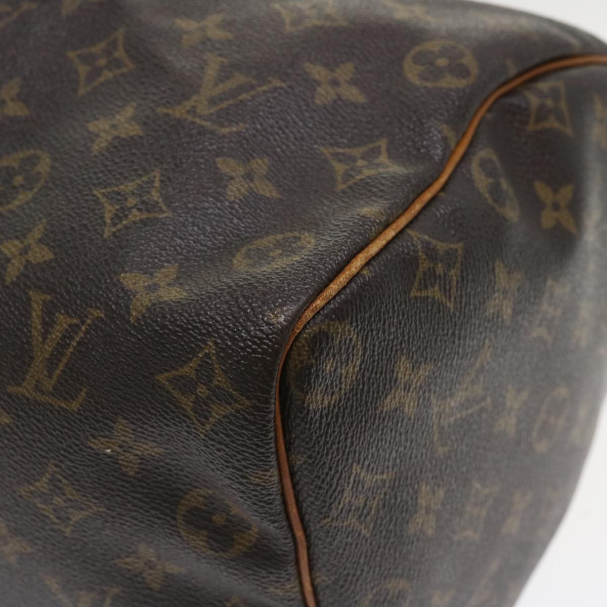 LOUIS VUITTON Monogram Speedy 35 Hand Bag M41524 LV Auth jk3034