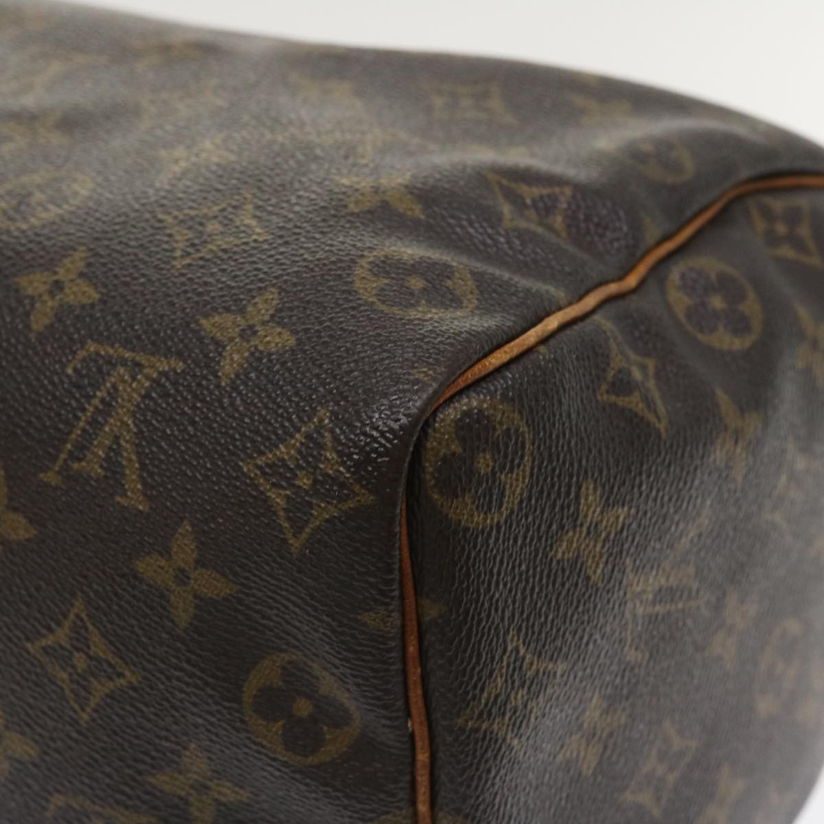 LOUIS VUITTON Monogram Speedy 35 Hand Bag M41524 LV Auth jk3034