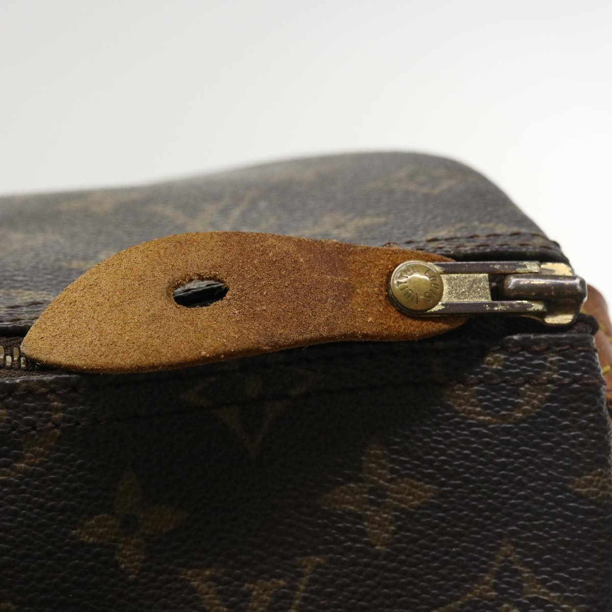 LOUIS VUITTON Monogram Speedy 35 Hand Bag M41524 LV Auth jk3034