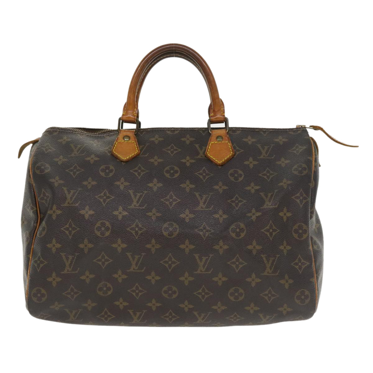 LOUIS VUITTON Monogram Speedy 35 Hand Bag M41524 LV Auth jk3034