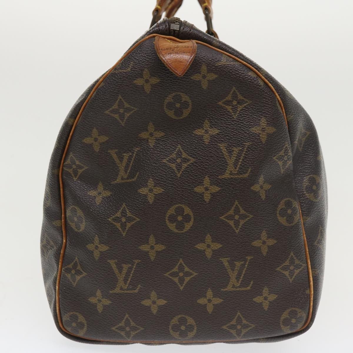 LOUIS VUITTON Monogram Speedy 35 Hand Bag M41524 LV Auth jk3034