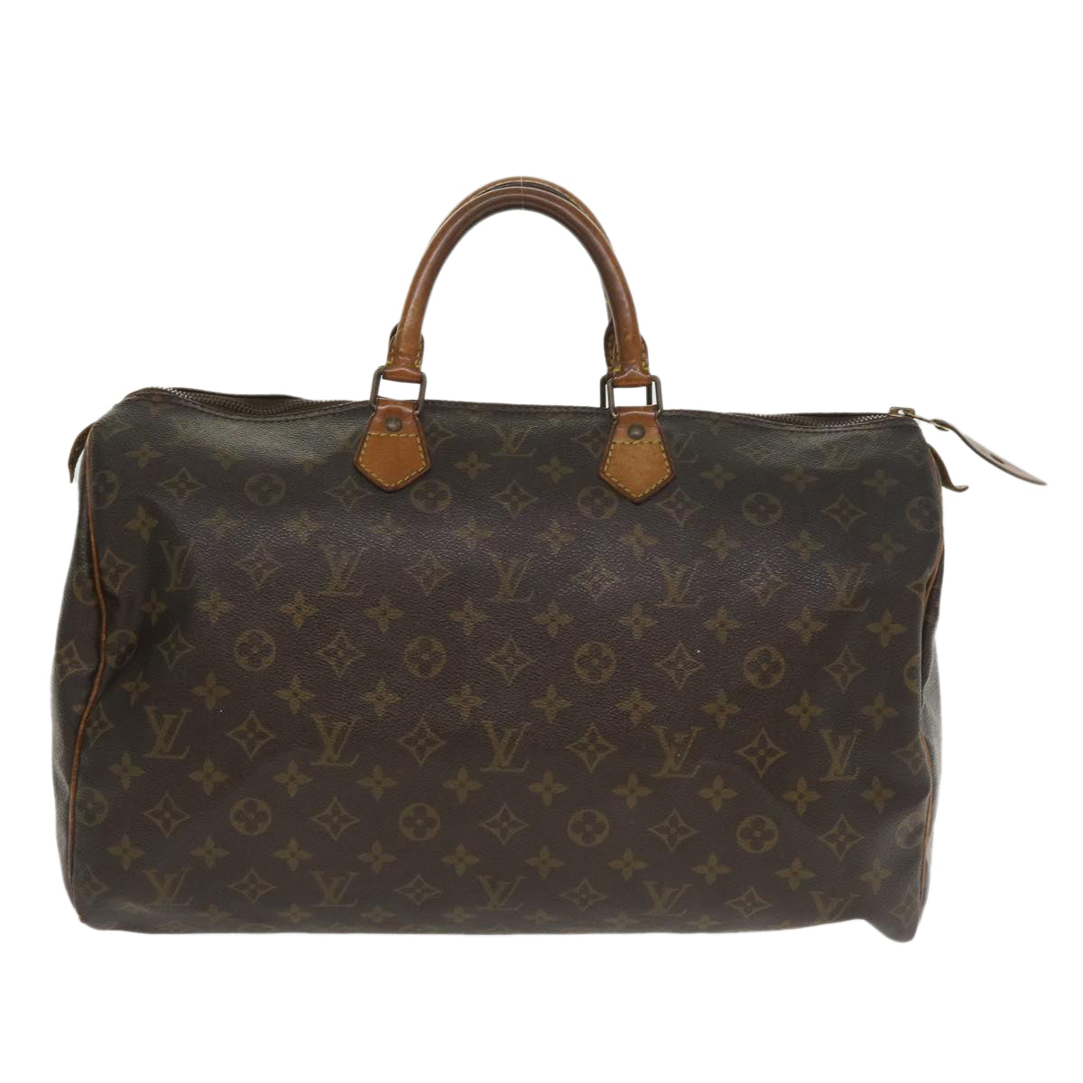 LOUIS VUITTON Monogram Speedy 40 Hand Bag M41522 LV Auth jk3036