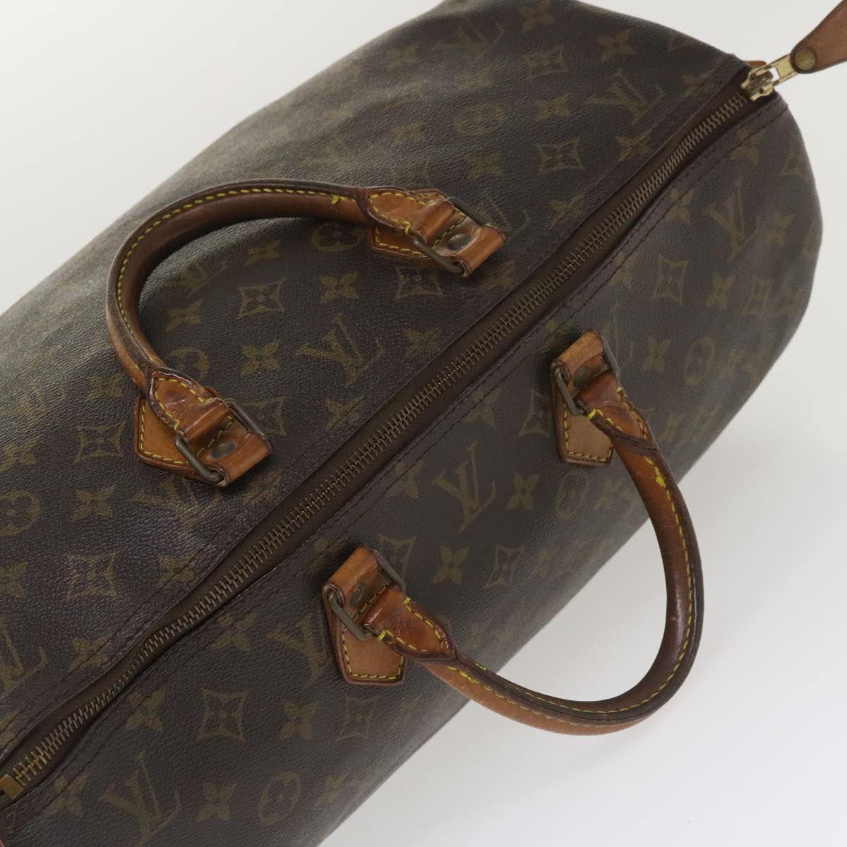 LOUIS VUITTON Monogram Speedy 40 Hand Bag M41522 LV Auth jk3036