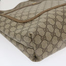 GUCCI Web Sherry Line GG Canvas Tote Bag PVC Leather Beige Green Red Auth jk3040-15
