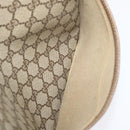 GUCCI Web Sherry Line GG Canvas Tote Bag PVC Leather Beige Green Red Auth jk3040-10