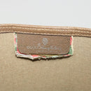 GUCCI Web Sherry Line GG Canvas Tote Bag PVC Leather Beige Green Red Auth jk3040-18
