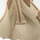 GUCCI Web Sherry Line GG Canvas Tote Bag PVC Leather Beige Green Red Auth jk3040-19