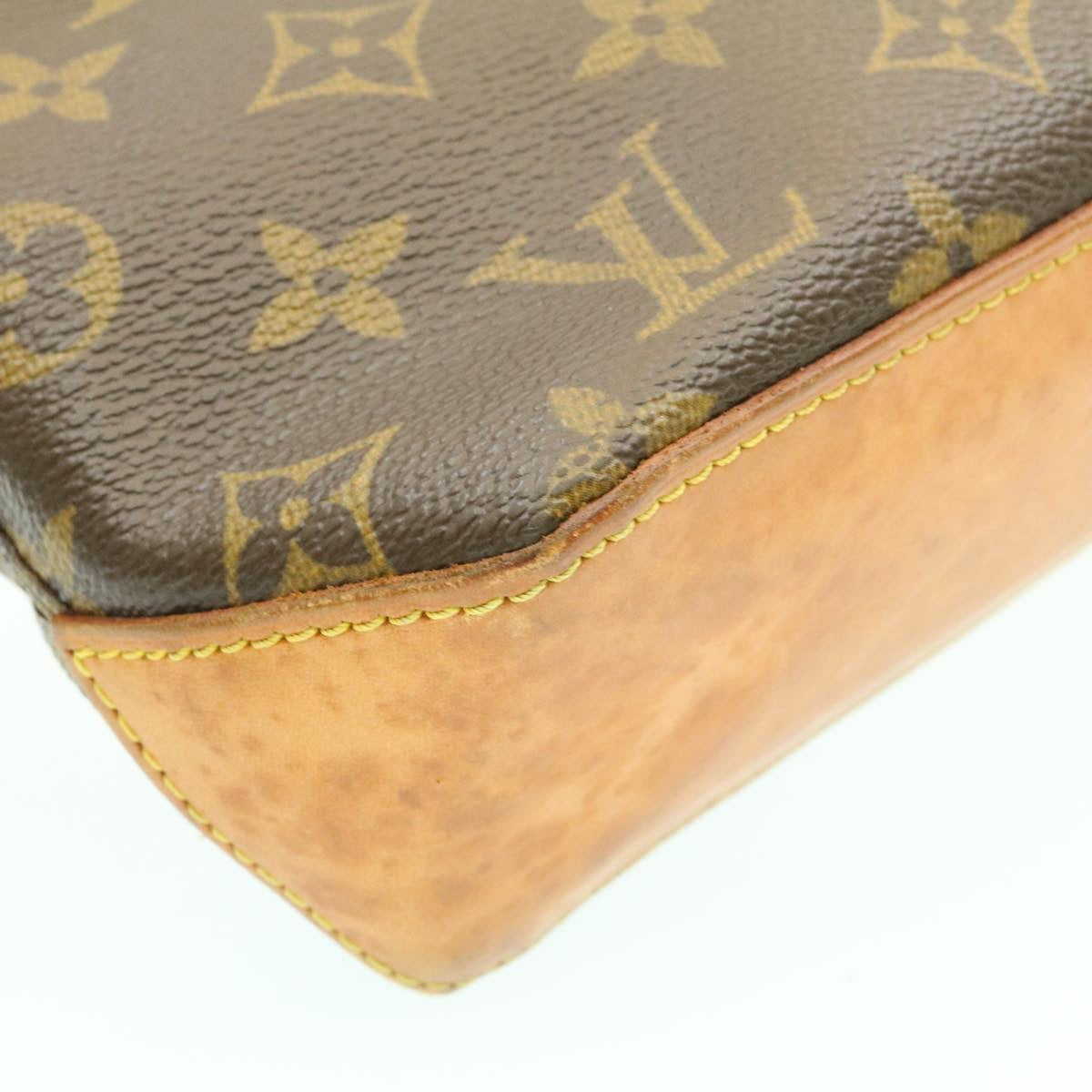 LOUIS VUITTON Monogram Trotteur Shoulder Bag M51240 LV Auth jk353