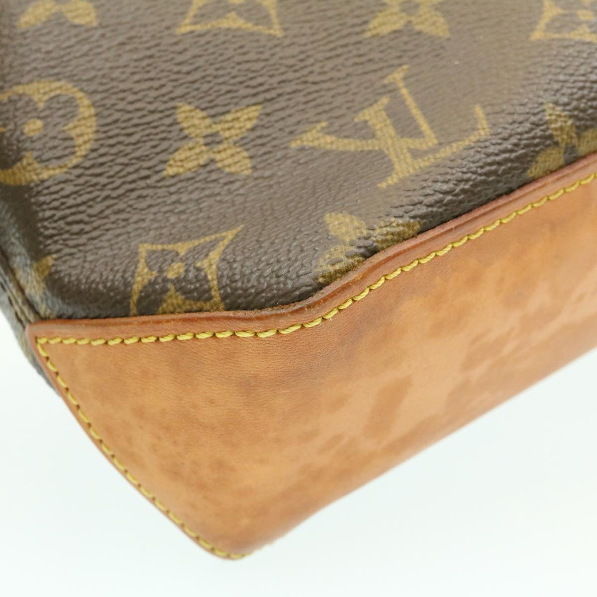 LOUIS VUITTON Monogram Trotteur Shoulder Bag M51240 LV Auth jk353