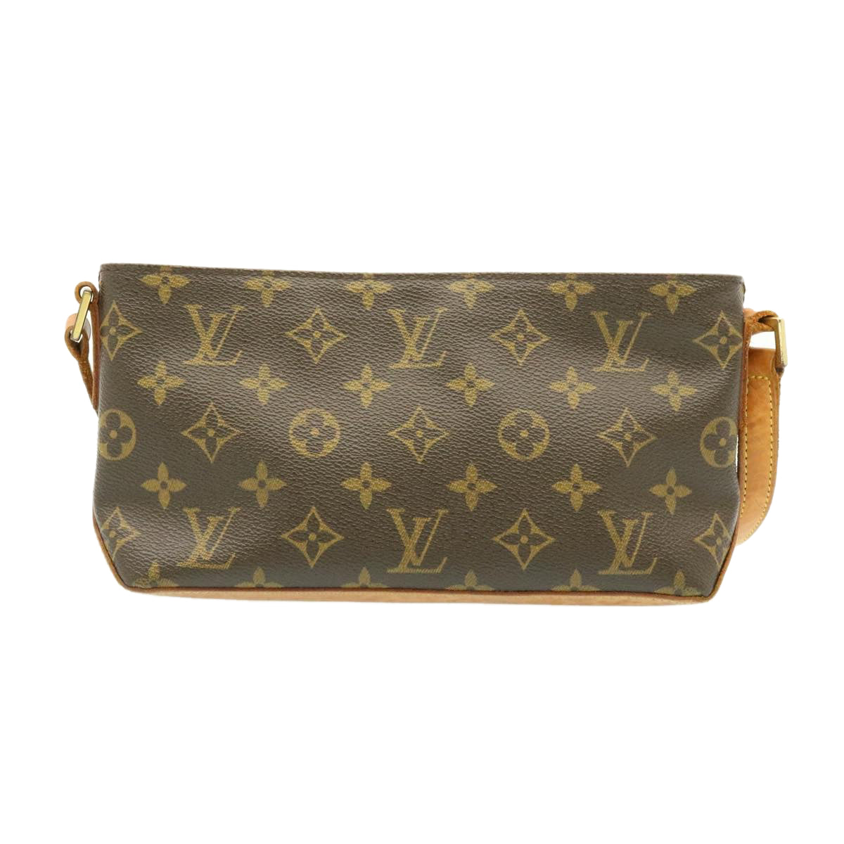 LOUIS VUITTON Monogram Trotteur Shoulder Bag M51240 LV Auth jk353