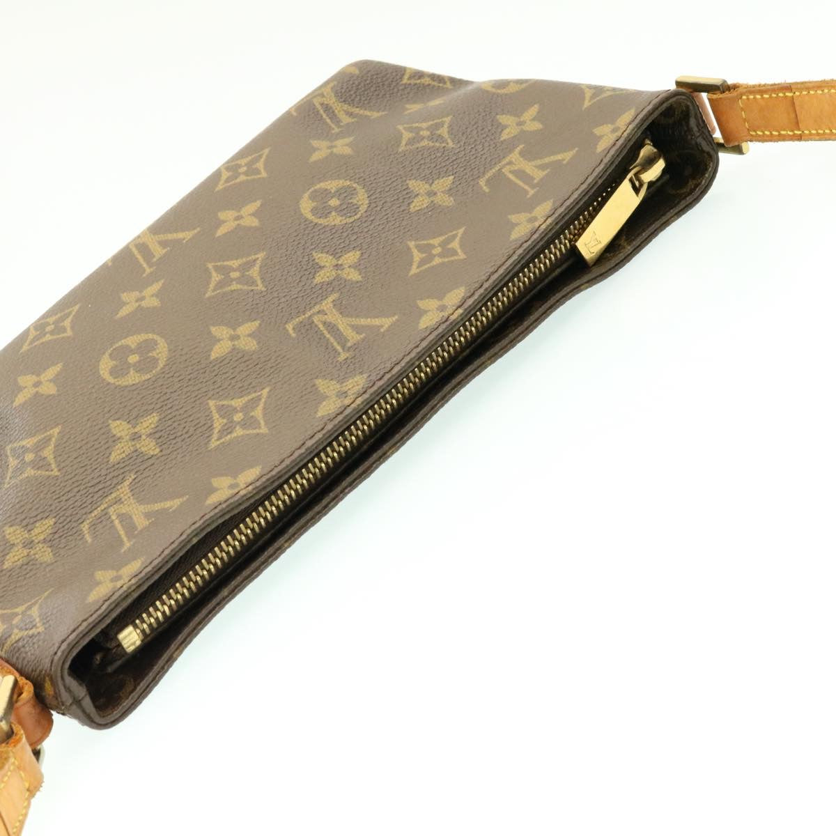 LOUIS VUITTON Monogram Trotteur Shoulder Bag M51240 LV Auth jk353