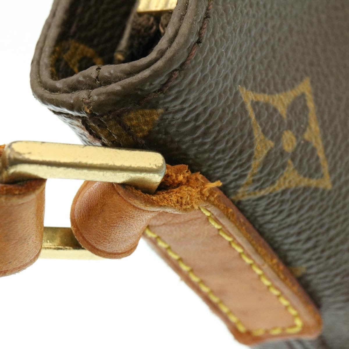 LOUIS VUITTON Monogram Trotteur Shoulder Bag M51240 LV Auth jk353