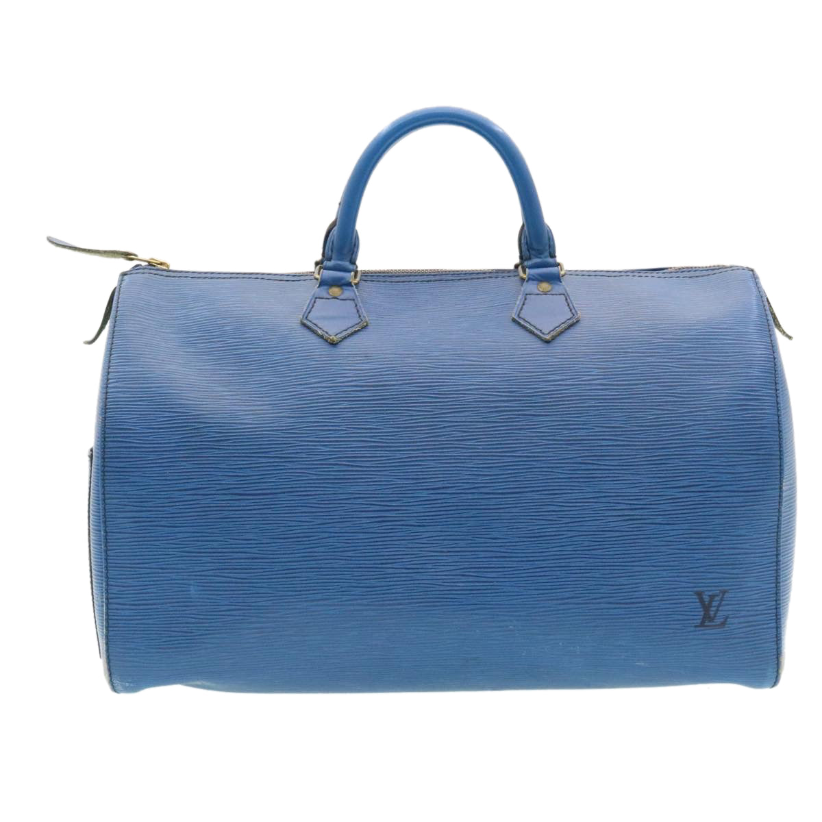 LOUIS VUITTON Epi Speedy 35 Hand Bag Blue M42995 LV Auth jk402 - 0