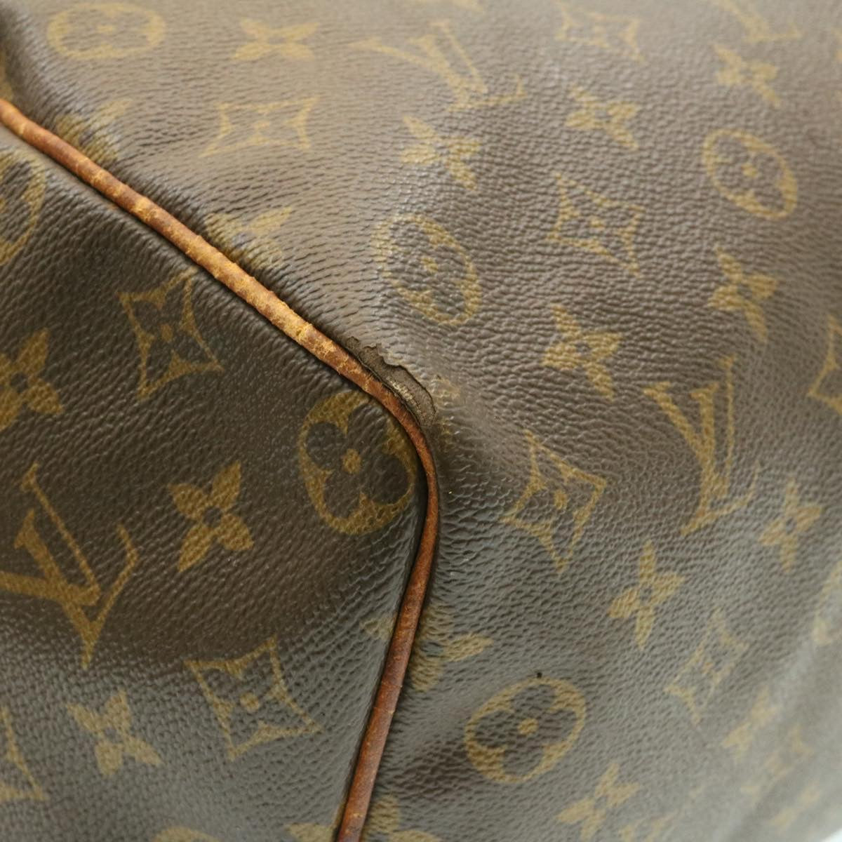 LOUIS VUITTON Monogram Speedy 35 Handbag M41524 LV Auth jk476