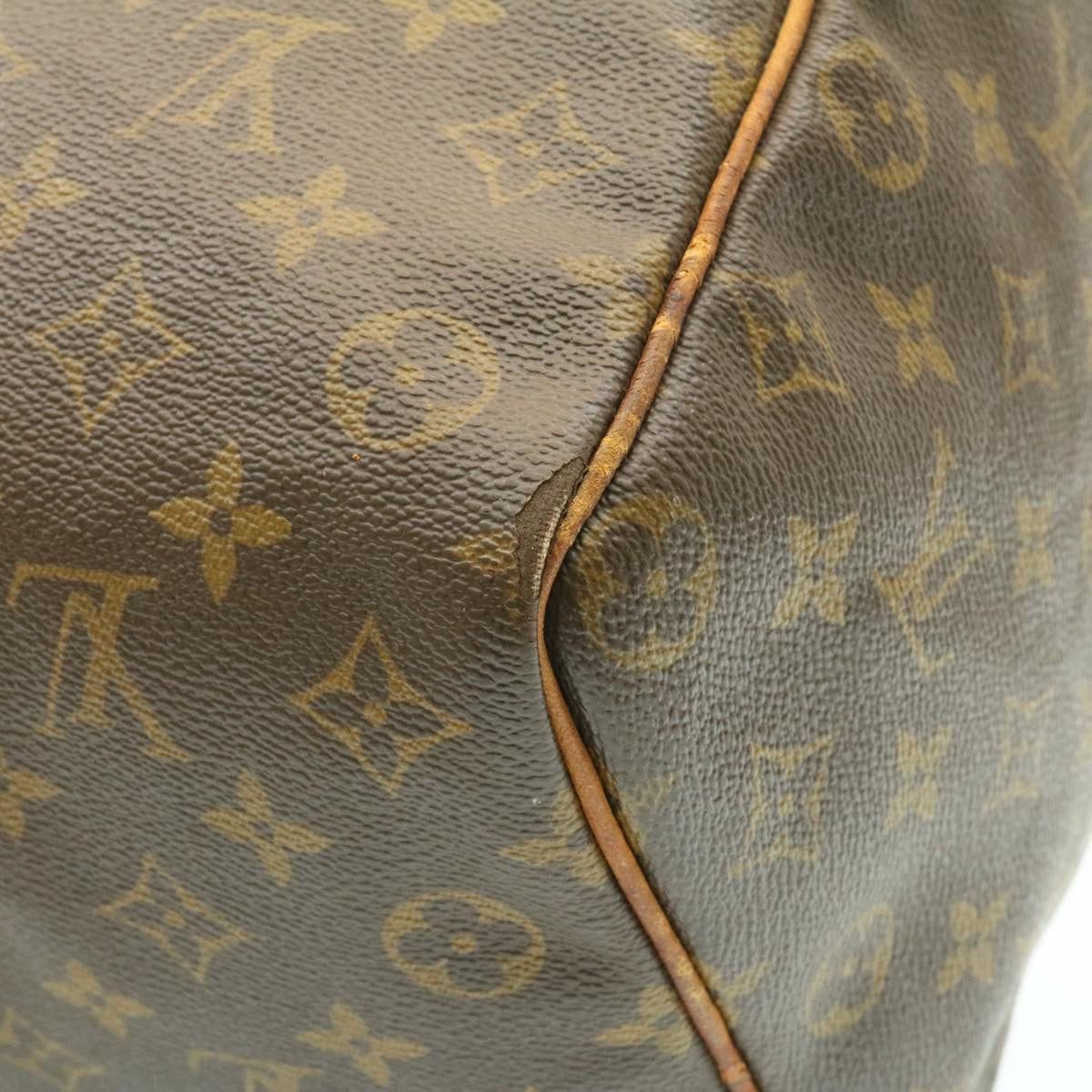 LOUIS VUITTON Monogram Speedy 35 Handbag M41524 LV Auth jk476