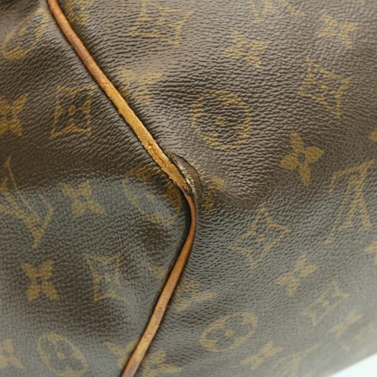 LOUIS VUITTON Monogram Speedy 35 Handbag M41524 LV Auth jk476